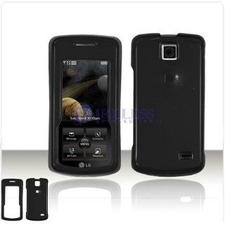 Hard Plastic Black Phone Protector Case For LG Venus VX8800 Cell Phones & Accessories