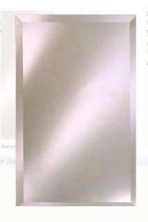Afina RM624SN Radiance Rectangular Frameless 1" Bevel Wall Mirror RM624   Wall Mounted Mirrors