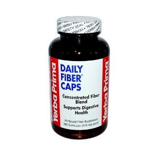Yerba Prima Daily Fiber Caps   625 mg   180 Capsules Health & Personal Care