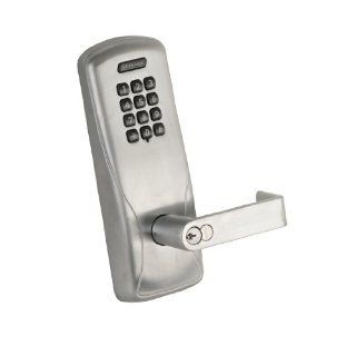 Schlage Electronics CO 100 Series Standalone Electronic Lockset with Keypad, Cylindrical Lock, Accepts Schlage FSIC Core, Rhodes Lever, Satin Chrome Finish, For Classroom or Storeroom Use Door Lock Replacement Parts