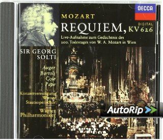Mozart Requiem, KV 626 Music