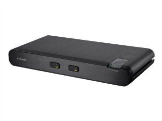 Belkin OmniView Secure 2 Port DVI I KVM Switch w/Audio   KVM / audio switch   2 ports   desktop   Computers & Accessories
