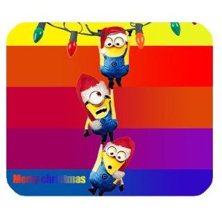 Merry Christmas marvel retro super star printed pattern mouse pad fashion Popular soft cloth and flexible rubber hybrid durable creative gift Personalized High Quality by iDesign Studio  Christmas Minion 