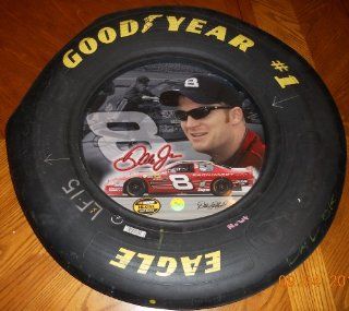 Dale Earnhardt Jr.   Race Used Goodyear Sidewall   Collectable Wall Hanging  