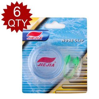 JAGUAR Silicone Swim Nose Clip #AO06637, Price for 6 pcs  Sports & Outdoors