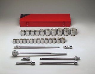 Wright Tool 650 12 Point Standard Metric Socket Set, 31 Piece   Socket Wrenches  