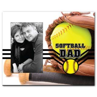 Softball Dad Picture Frame   Holds 4x6 Photo   Single Frames