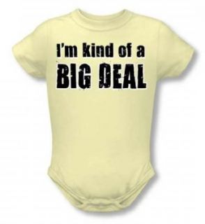 Big Deal Infant Soft Yellow Snapsuit GSA652F SS Clothing