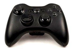 Xbox 360 controller (modded) "All Black " , All Black Buttons, Two additional modes (10 Modes Dual Rapid Fire + Fast Aim Fire) Wireless Original Microsoft controller Xbox 360 (modded) ,the Best for MW1.2.3 , COD , BATTLEFIELD , HALO , other Shoot