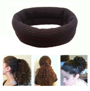 Burlyband   (3 Pack) Premium Ponytail Holder for Extra Thick Hair. A Seamless Heavy Duty Elastic Hair Tie with Super Strong Hold and Easy Removal.  Beauty