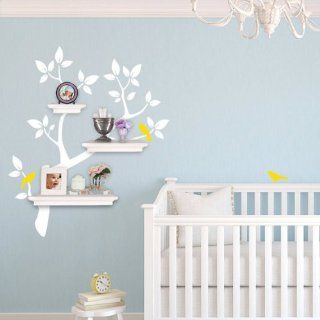Shelf Shelves Shelving Tree Branch Trees Leaf Leaves Home Art Decals Wall Sticker Vinyl Wall Decal Stickers Living Room Bed Baby Room 629   Other Products  