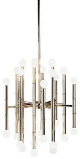 Robert Abbey S654 Chandeliers with Shades, Polished Nickel Finish   Robert Abbey Meurice  