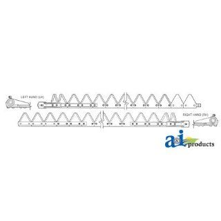 A & I Products 7' (RH), Chrome 11ga big tooth, Bolt On Replacement for Case I