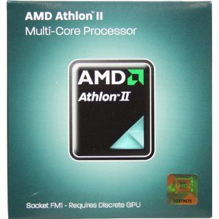 AMD Athlon II X4 631 2.6GHz 4x1 MB L2 Cache Socket FM1 100W Quad Core Desktop Processor   Retail AD631XWNGXBOX Electronics