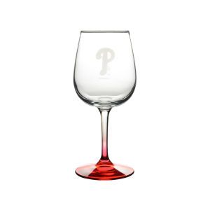 Philadelphia Phillies Boelter Brands Satin Etch Wine Glass
