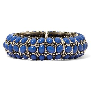 Aris by Treska Dark Blue Stretch Bracelet