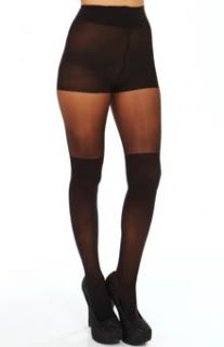 DKNY Hosiery 0B731 Sheer Tights Lowrise Over the Knee Illusion