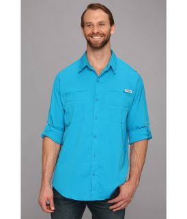 Columbia Big Tall Tamiami II L/S Mens Long Sleeve Button Up (Blue)