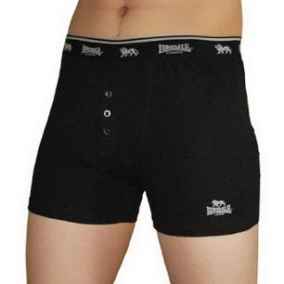 Mens Lonsdale Black Athletic Dri Fit Boxer Shorts / Underwear Briefs (Size XXL) Clothing