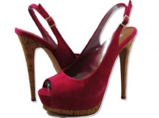 Steve Madden Women's Onassis Slingback Pump,Hot Pink,6.5 M US Shoes