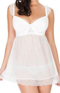 Parfait by Affinitas 5808 Honey Molded Underwire Babydoll