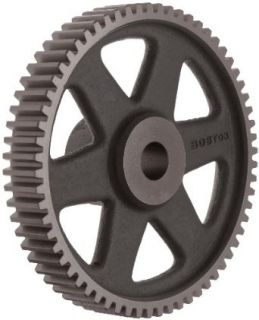 Boston Gear NH112 Spur Gear, 14.5 Pressure Angle, Cast Iron, Inch, 8 Pitch, 1.250" Bore, 14.250" OD, 1.250" Face Width, 112 Teeth