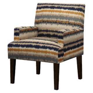 Skyline Upholstered Chair Dolce Arm Chair   Flame Stitch Stripe