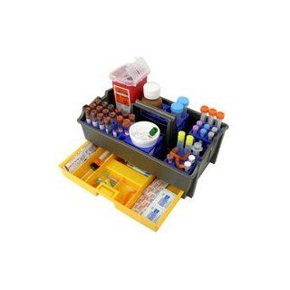 1108727 PT# 48700 Phlebotomy Tray w/ 4 9x6x14" Tube Cubes Empty Ea Made by Unico Industrial Products