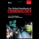 Oxford Handbook of Criminology