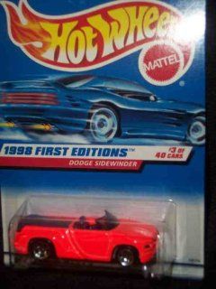 1998 First Editions #3 Dodge Sidewinder White HW Logo Blue Card #634 Mint 164 Scale Toys & Games