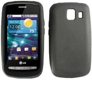Verizon OEM Vortex LG Vs660 VS 660 Soft Gel Silicone Skin Cover Protective Case Black in Verizon Oem Retail Package Cell Phones & Accessories