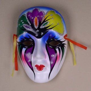 Colorful Porcelain Wall Decor Beauty Mask LG   Wall Sculptures
