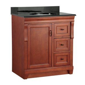 Foremost NACACB3122D Warm Cinnamon Naples 31 Vanity with Colorpoint Vanity Top