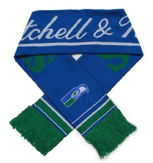 NFL Mitchell & Ness S108 Scarf Scarves Throwback Logo Vintage Seattle Seahawks Sports & Outdoors