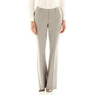 Worthington Curvy Essential Trouser Pants, Grey, Womens