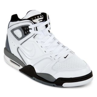 Nike Flight Falcon Mens Basketball Shoes, Wht/gry/blk