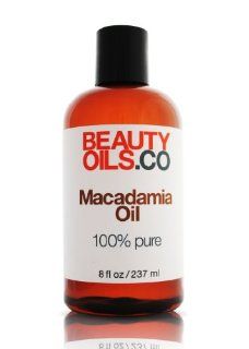 BEAUTYOILS.CO Macadamia Oil   100% Pure (8 fl oz)  Body Oils  Beauty