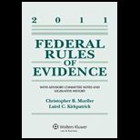 Federal Rules of Evidence 2011 Edition