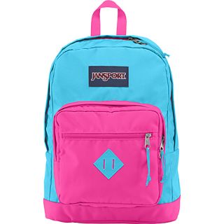 City Scout Laptop Backpack Mammoth Blue/Fluorescent Pink   JanSport Lap