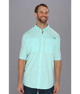 Columbia Tamiami II S/S   Tall Mens Short Sleeve Button Up (Blue)