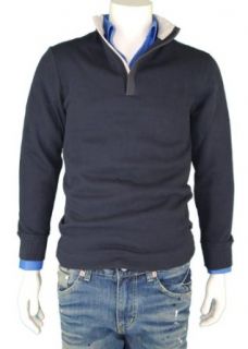 Boss Style Mens Legend Zip Sweater with a Soft Touch and Nice Look Zip Neck Sweaters for Men Navy Blue (X Small) at  Men�s Clothing store