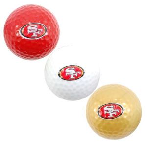 San Francisco 49ers Team Golf 3pk Golf Ball Set