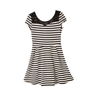 by&by Girl Striped Bow Back Dress   Girls 7 16, Girls