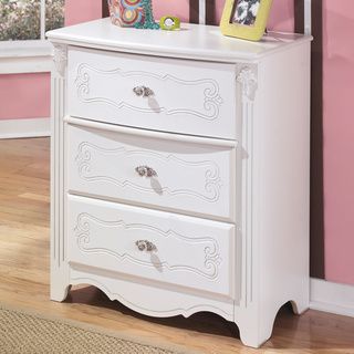 Signature Design By Ashley Signature Designs By Ashley Exquisite White 3 drawer Chest White Size 3 drawer