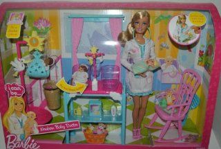 Mattel Barbie I Can Be Newborn Baby Doctor Playset Toys & Games
