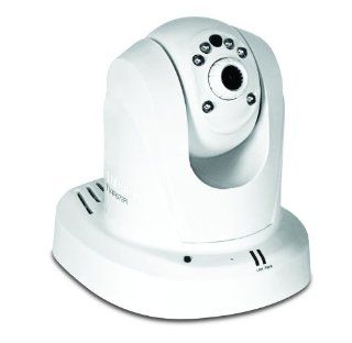 TRENDnet Megapixel PoE Pan, Tilt, Zoom Network Surveillance Camera with 2 Way Audio and Night Vision, TV IP672PI (White)  Dome Cameras  Camera & Photo
