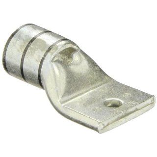 Panduit LCAX650 38 6 Flex Conductor Lug, One Hole, Standard Barrel With Window, 646.4kcmil Diesel Locomotive Size, 3/8" Stud Hole Size, Black Color Code, 1 1/2" Wire Strip Length, 0.30" Tongue Thickness, 1.95" Tongue Width, 1.45" N