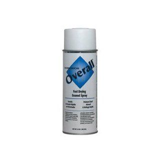 Rust Oleum   Overall Economical Fast Drying Enamal Aerosols 830 10 Oz Gloss White Overall Industrial 647 V2403830   830 10 oz gloss white overall industrial [Set of 6]   Spray Paints  