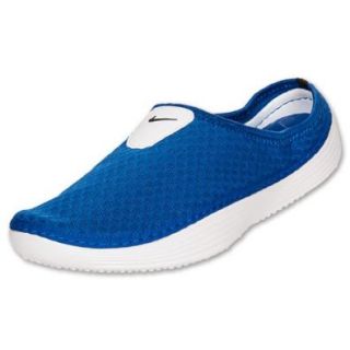 Nike Men's Solarsoft Mule (15 D(M) US, GAME ROYAL/SUMMIT WHITE//BLACK) Athletic Water Shoes Shoes