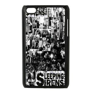 PC Beauty Custom Design 8 Sleeping with Sirens Black Print Hard Cover Case for iPod Touch 4   Players & Accessories